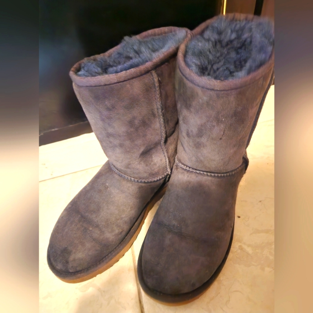 Navy blue UGG boots